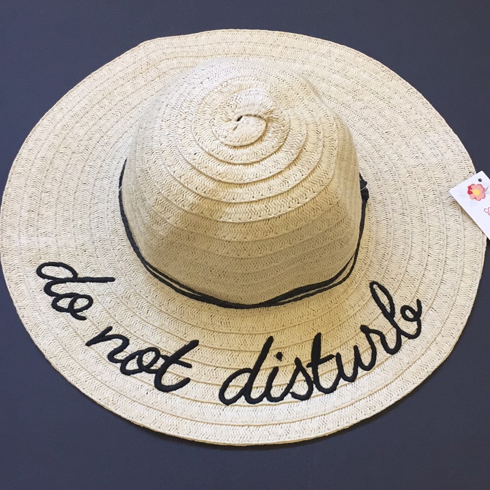 Sun Hat “Do Not Disturb”, New with Tag